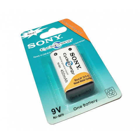 Sony 9V Rechargeable Battery 450mAh